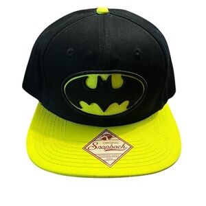 Official DC Comics BATMAN Flat Bill Cap